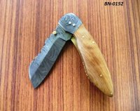 Damascus folding Knife